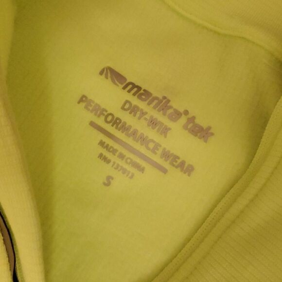 Marika Tek Long Sleeve Running Top Safety Green - Picture 10 of 11